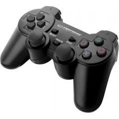 Esperanza Gamepad for PC, PS2 & PS3 - Black | Ultimate Gaming Experience, High Precision & Comfort, Perfect Control!
